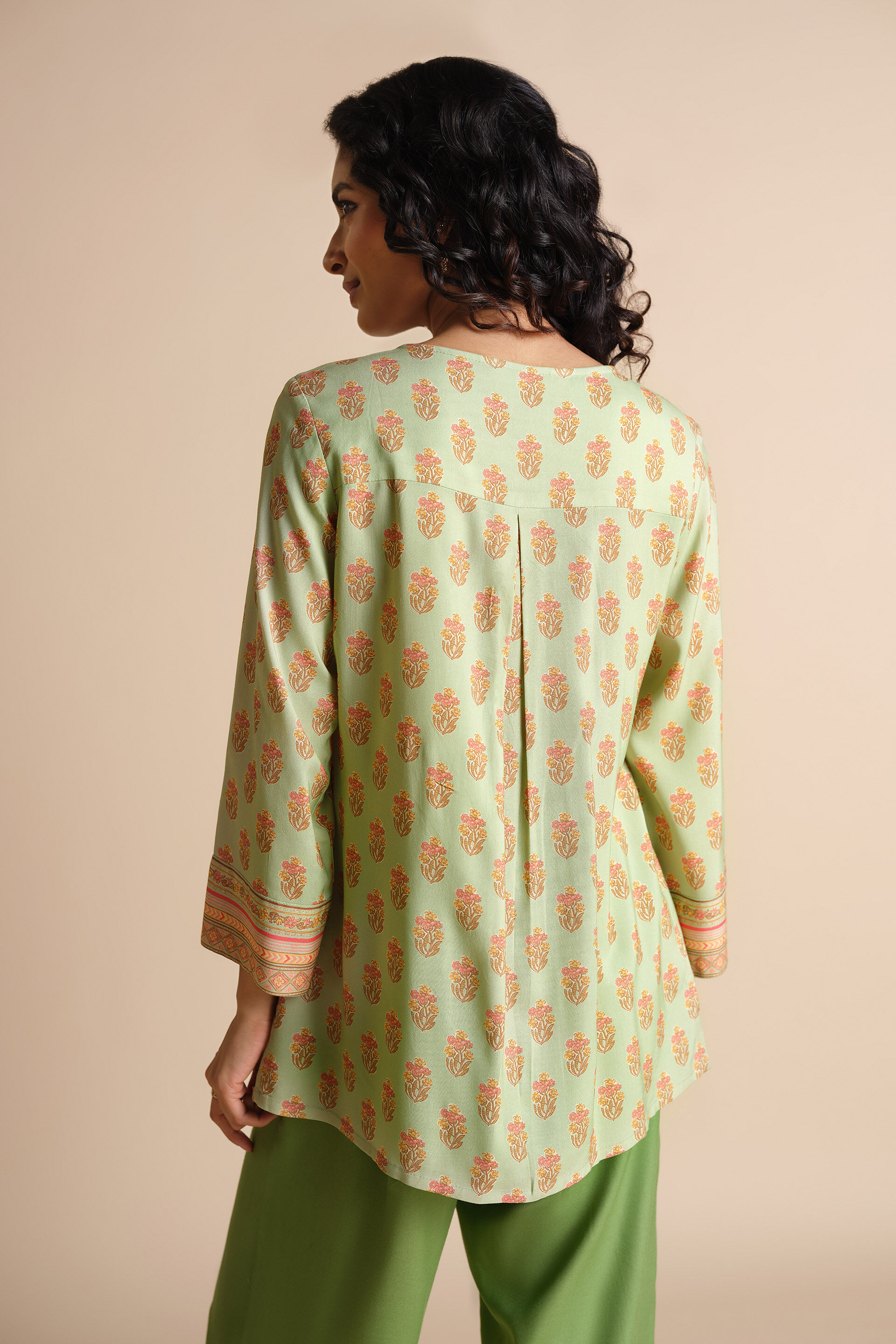 Nature Noor Top, Sage Green, image 4